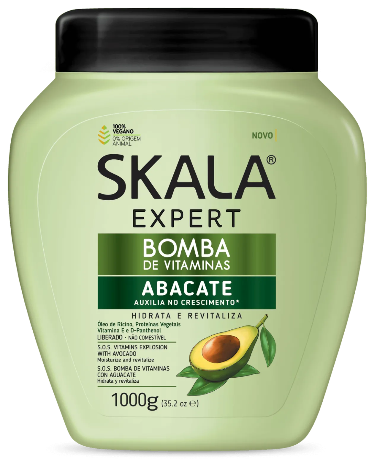 Creme para Pentear Bomba de Vitaminas Abacate