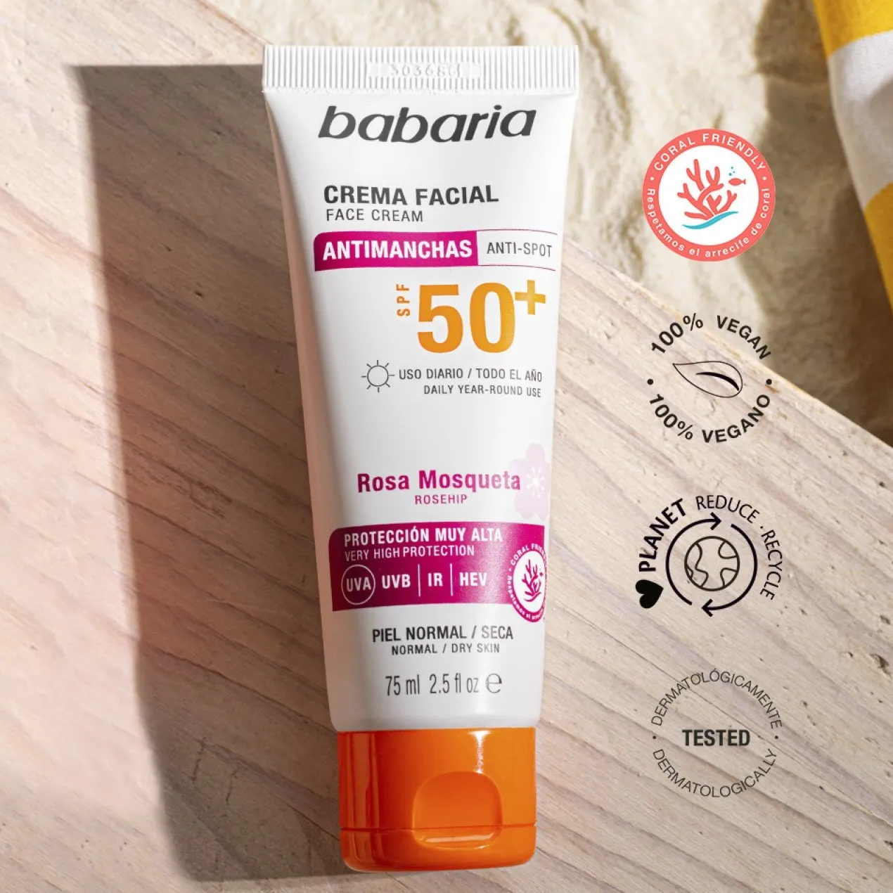 Creme Solar Antimanchas