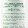 Cucumber Herbal Alcohol-Free Toner Tónico Facial de Pepino