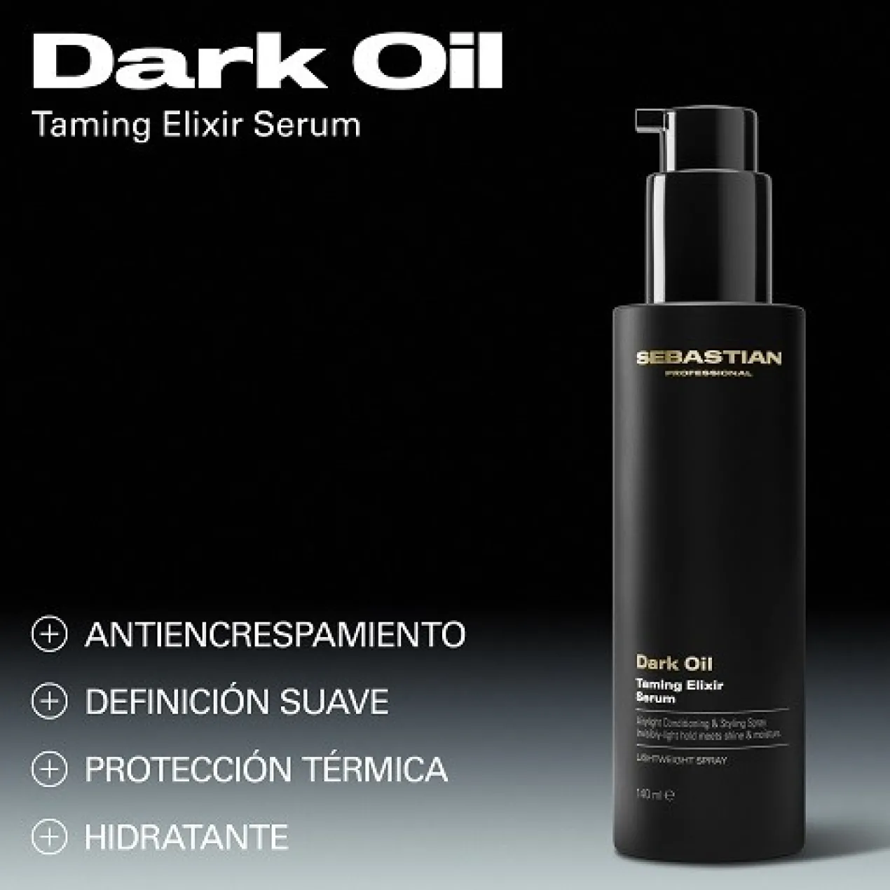 Dark Oil Taming Elixir Sérum Protetor térmico Profissional