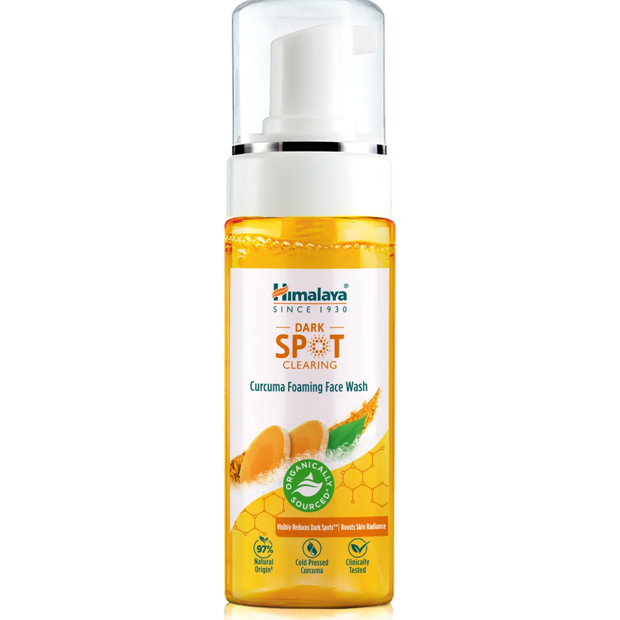 Dark Spot Clearing Espuma de Limpeza Facial com Cúrcuma