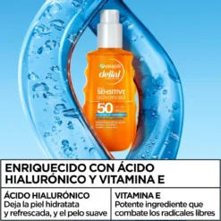 Delial Sensitive Advanced Água Solar Hidratante FPS 50