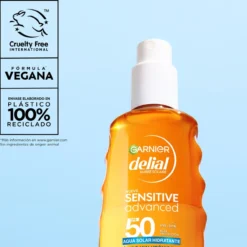 Delial Sensitive Advanced Água Solar Hidratante FPS 50