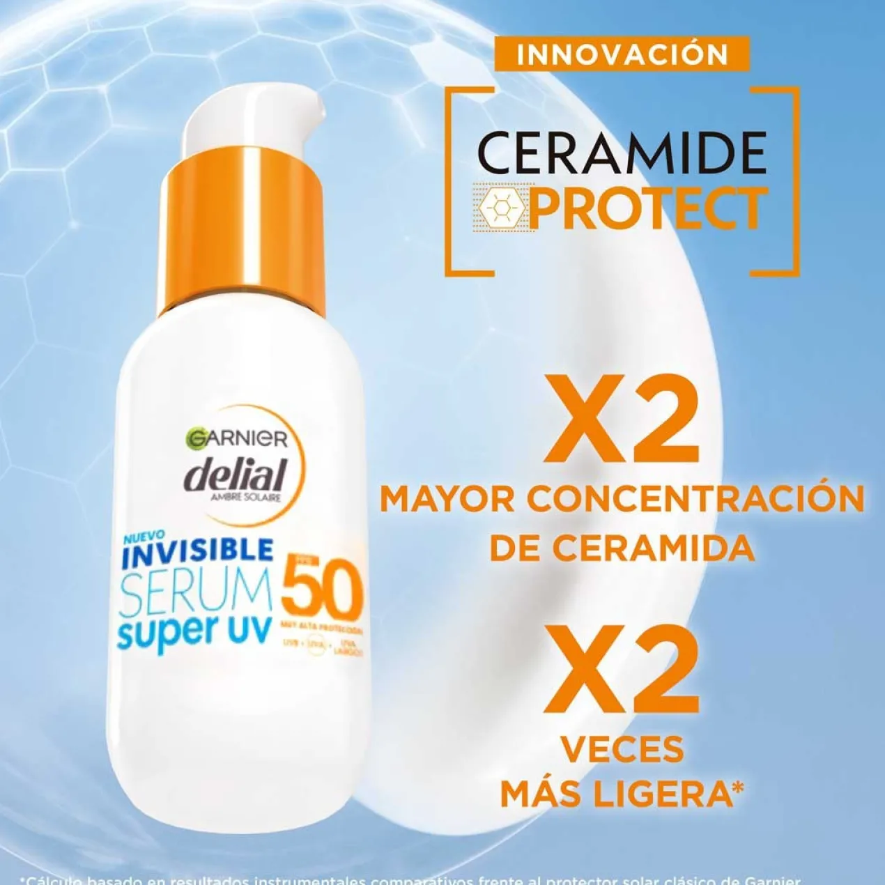 Delial Serum Invisible Super UV SPF50 Protetor Diário Sensação Ligeira