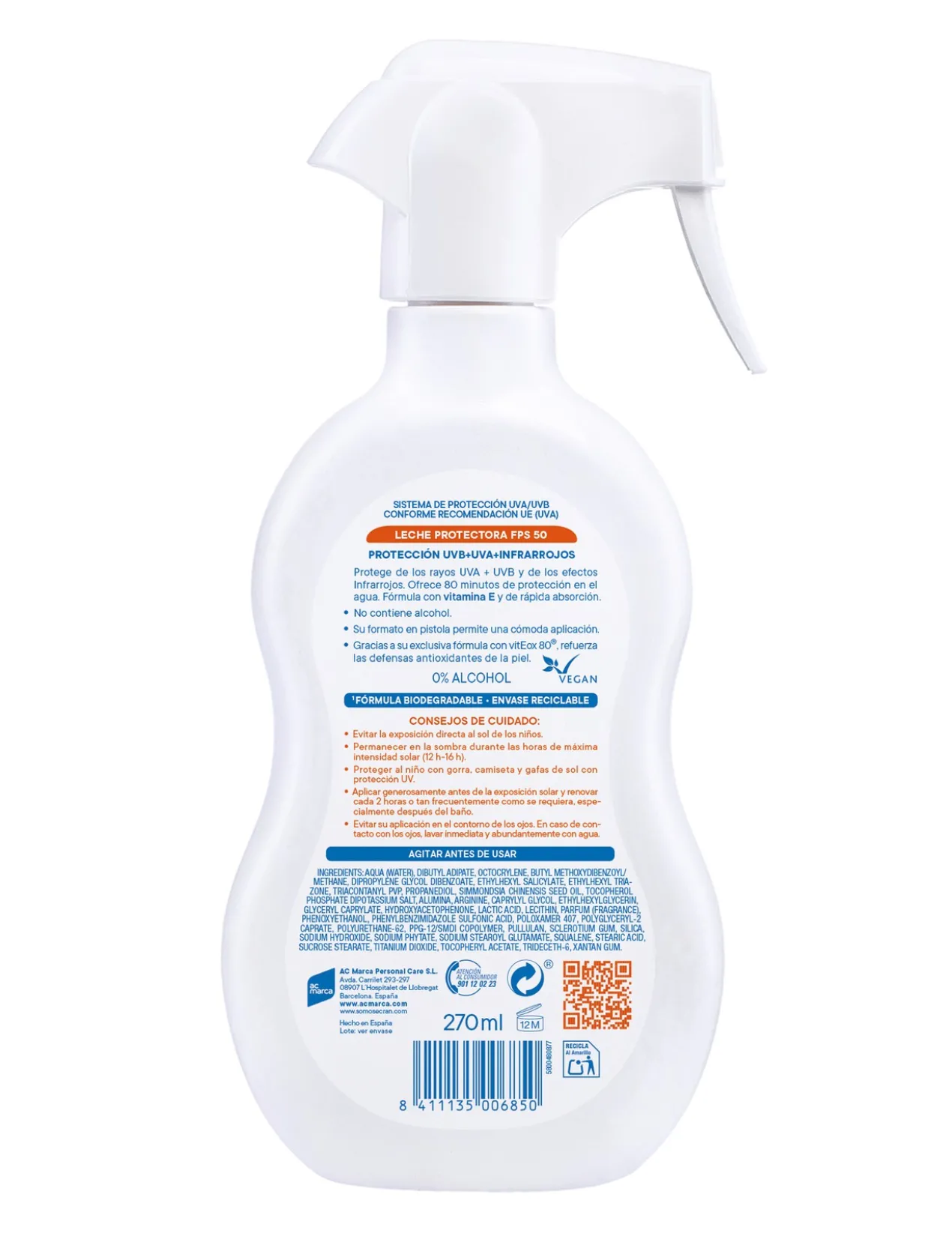 Denenes Leite Protetor Familiar 80 Minutos FPS 50