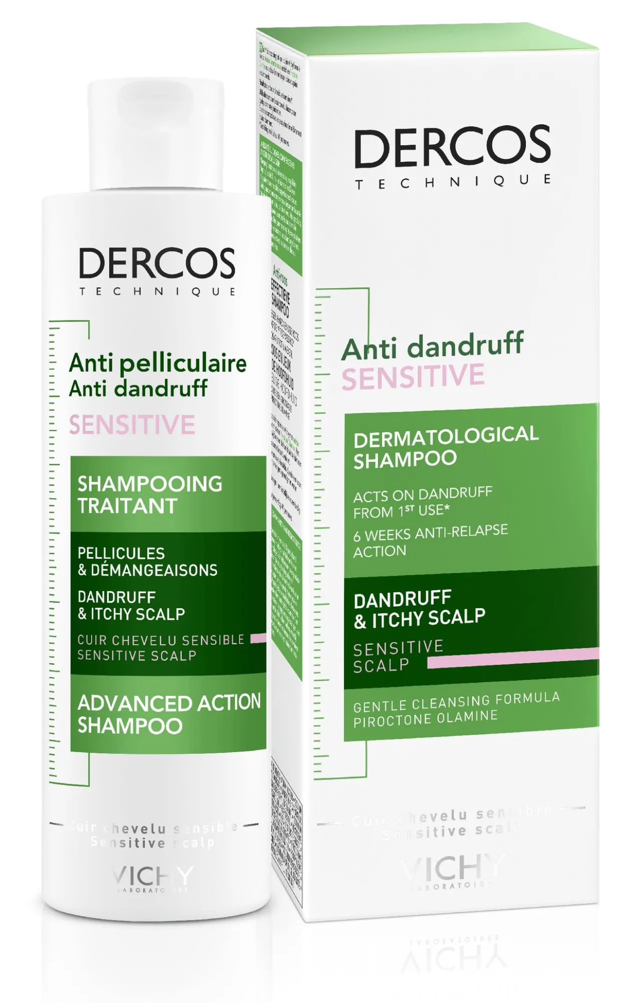 Dercos Champô Anticaspa para Couro Cabeludo Sensível