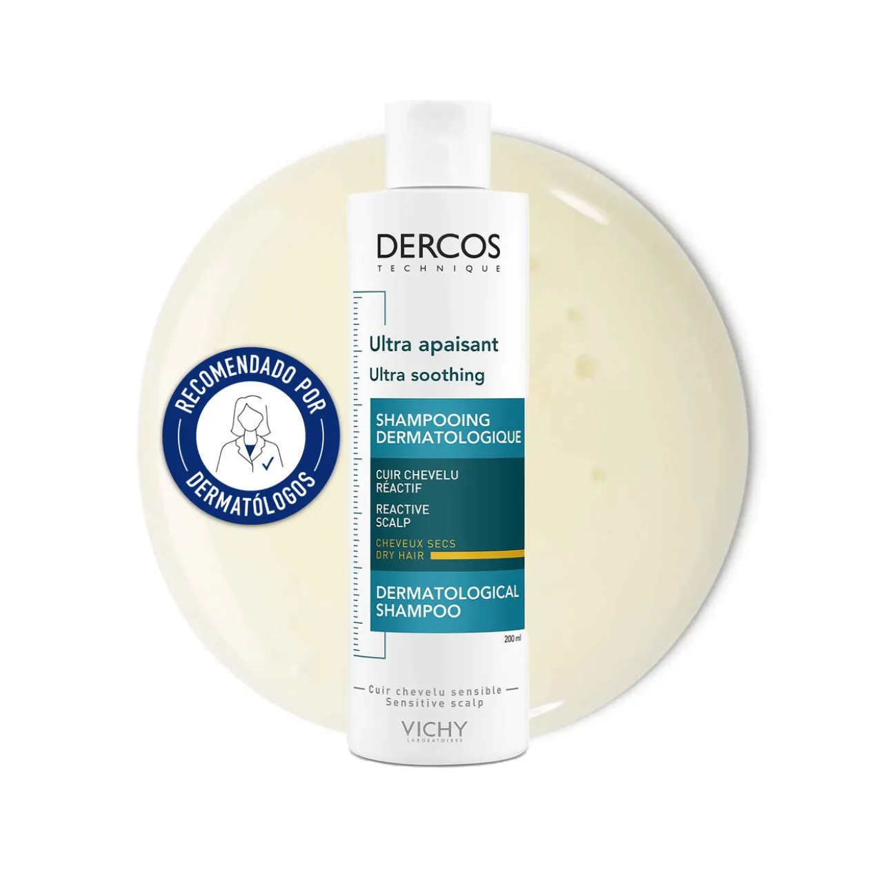 Dercos Champô Ultra Calmante Cabelo Seco