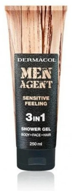 Dermacol Gel de Ducha Men Agent Sensitive Feeling 3 em 1 para homem