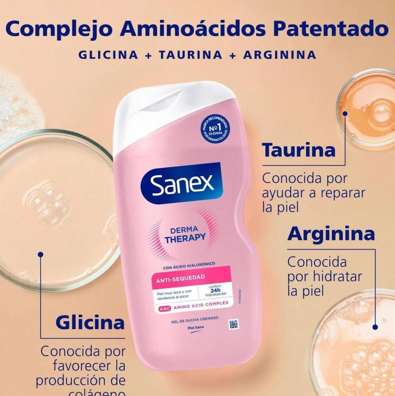 Derma Therapy Gel de Duche Cremoso Pele Muito Seca