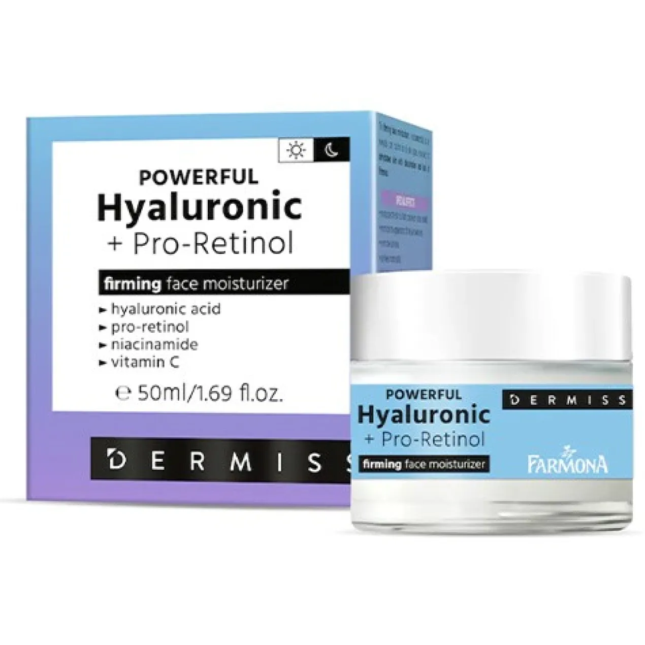 Dermiss Powerful Creme Facial Reafirmante com Ácido Hialurónico + Pro Retinol