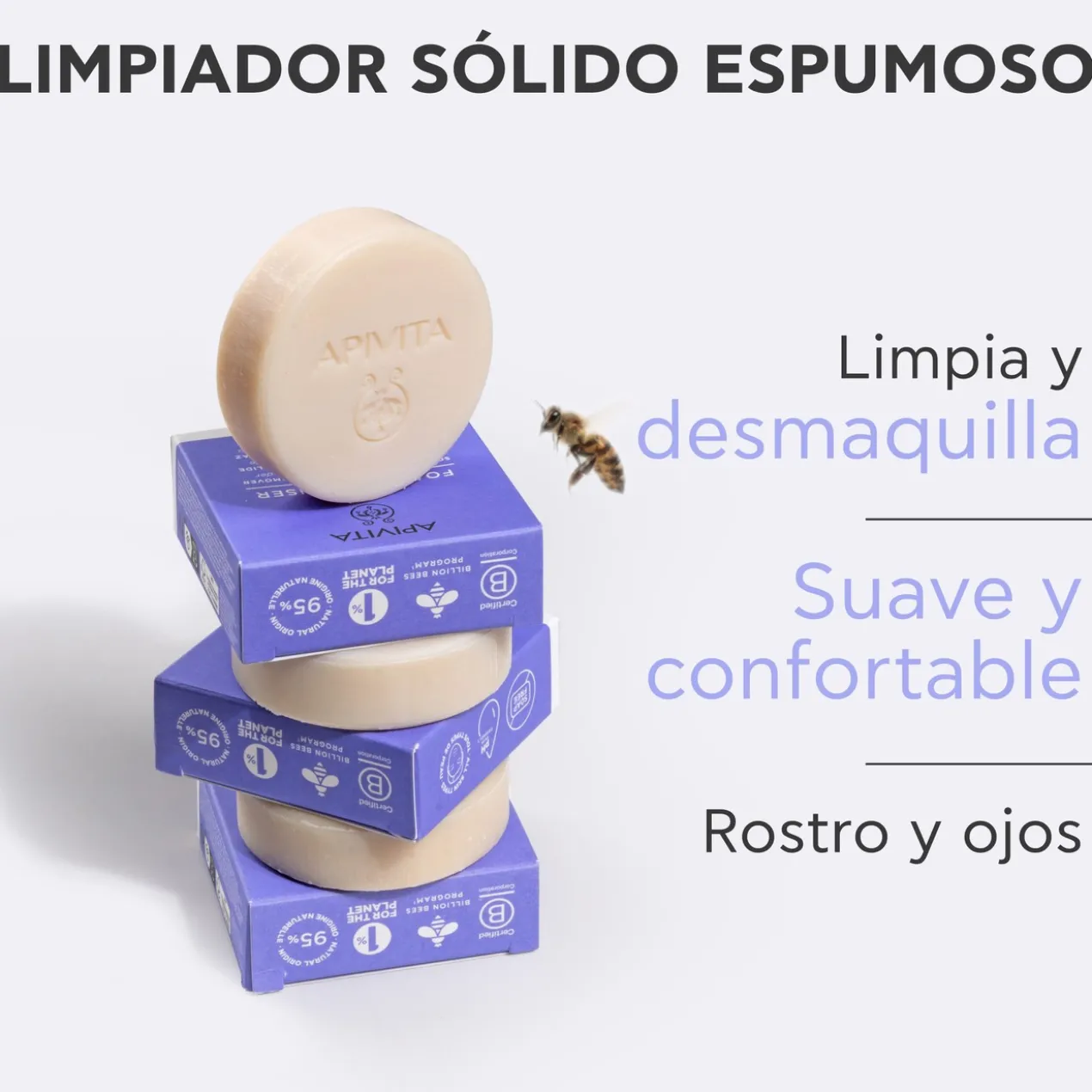 Desmaquilhante Sólido Rosto & Olhos