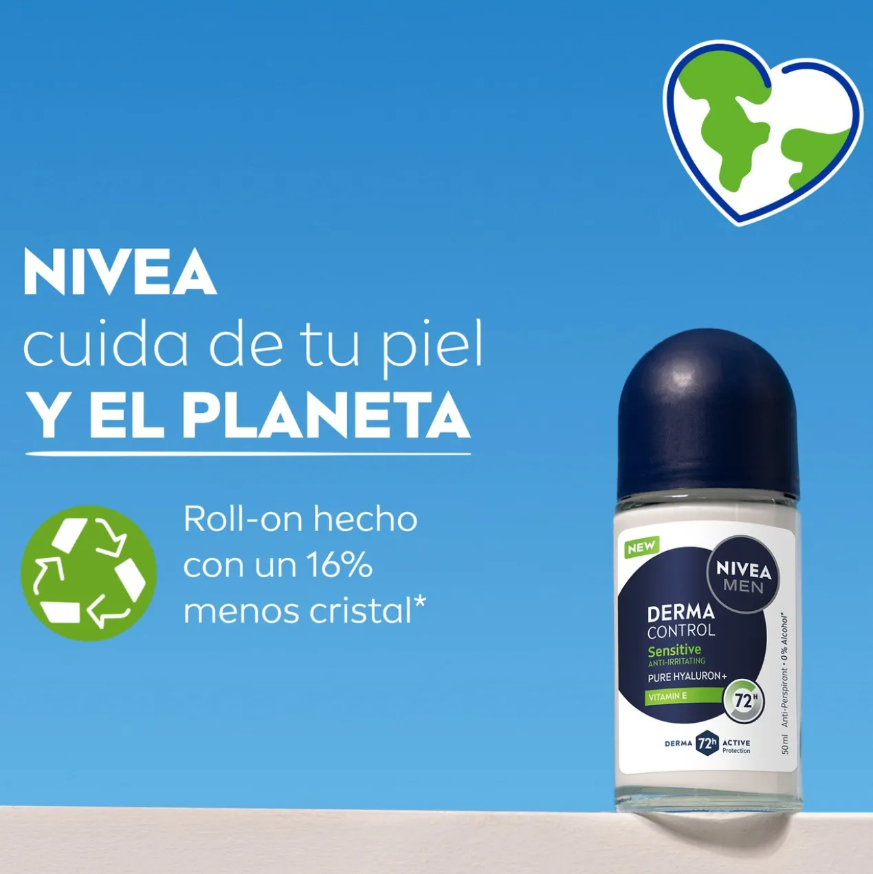 Desodorizante Antitranspirante Roll-On Derma Control Sensitive