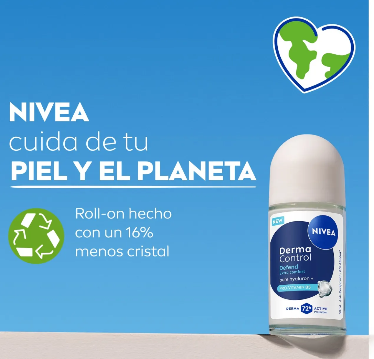 Desodorizante Antitranspirante Roll-On Derma Control Defend