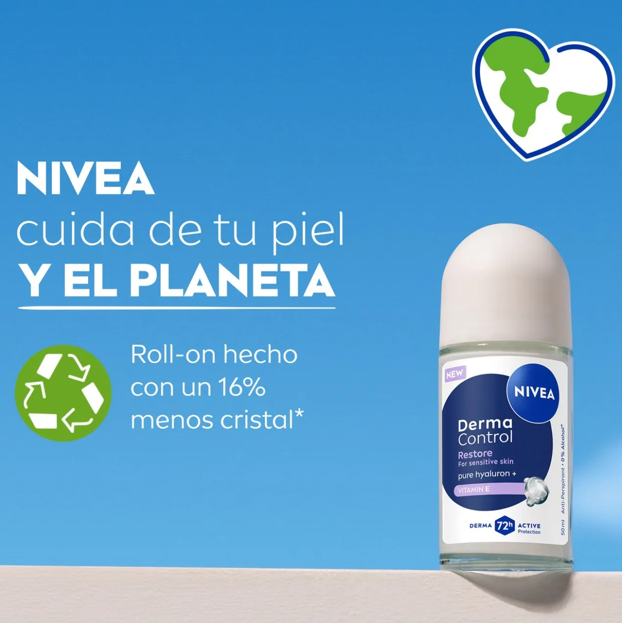 Desodorizante Antitranspirante Roll-On Derma Control Restore