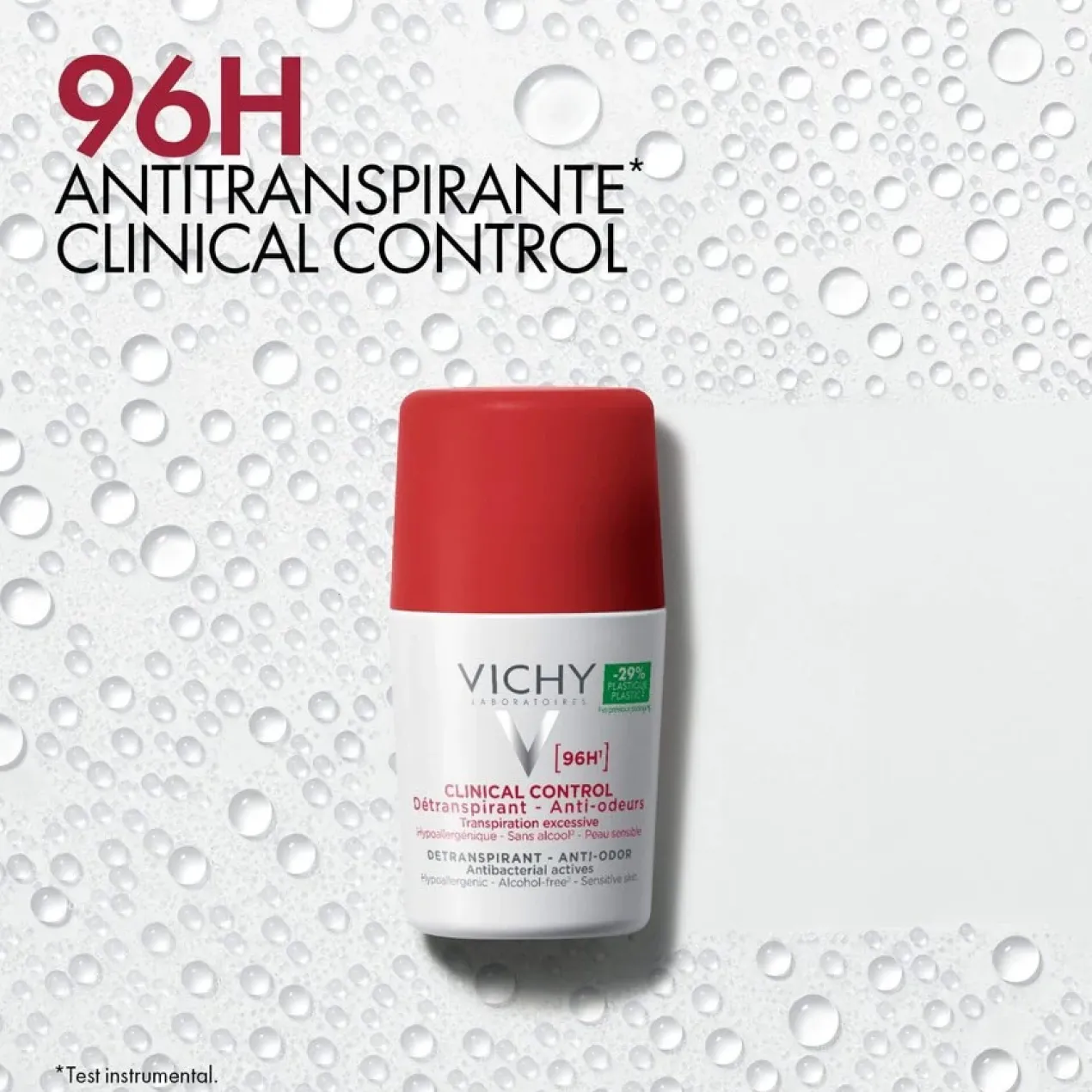 Desodorizante Roll-On Antitranspirante Clinical Control 96h