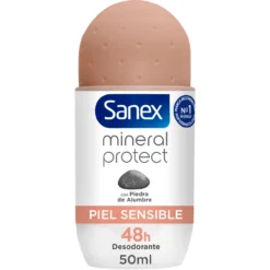 Desodorizante Roll-On Natur Protect Pele Sensível 24H com Pedra de Alúmen
