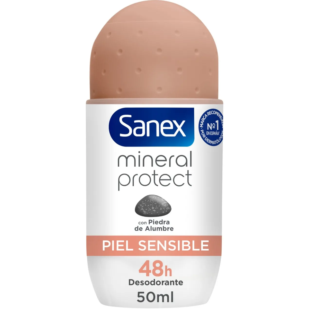 Desodorizante Roll-On Natur Protect Pele Sensível 24H com Pedra de Alúmen