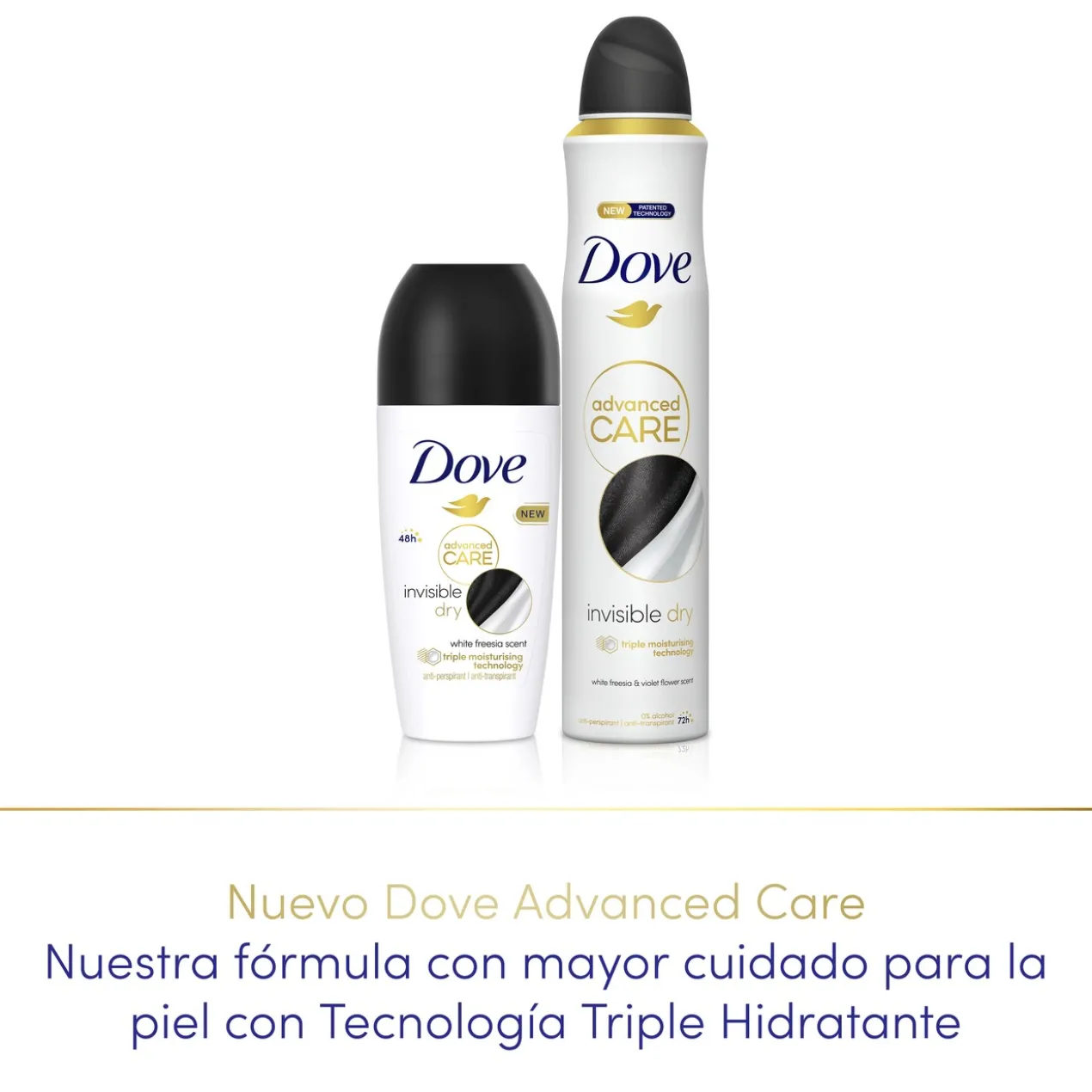 Desodorizante Spray Antitranspirante Advanced Care Invisible Dry