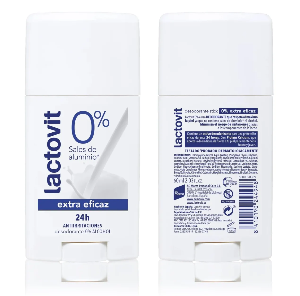 Desodorizante Stick 0% Extra Eficaz