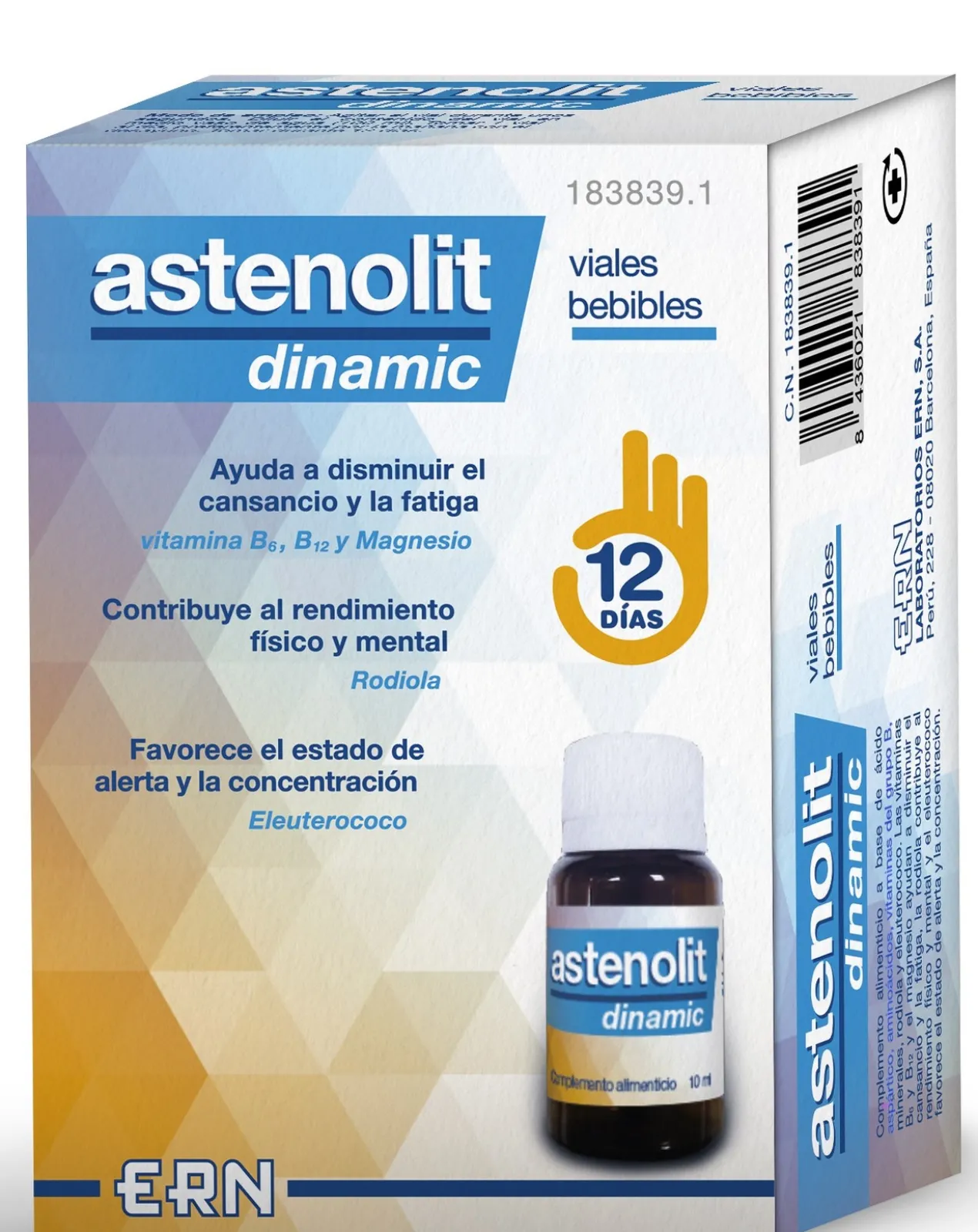 Dinamic Suplemento Alimentar 12 Ampolas