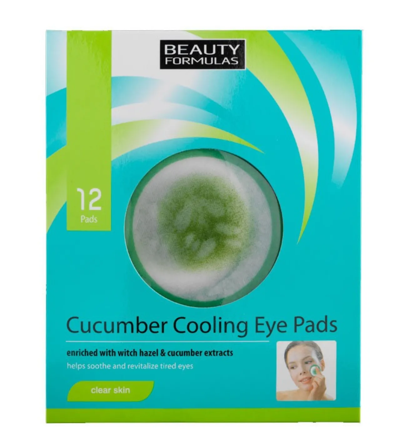 Disco Refrescante de Pepino para Olhos