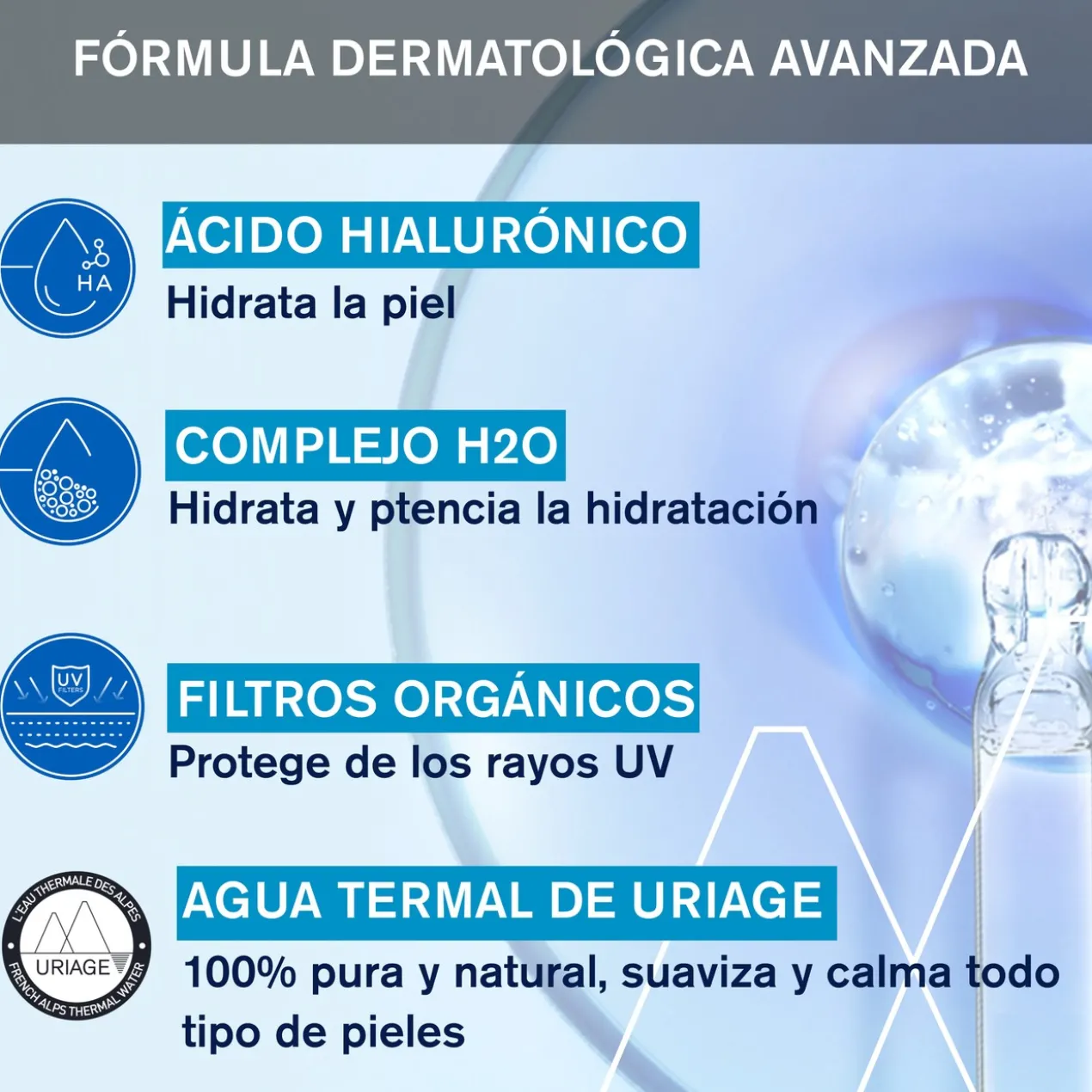 Eau Thermale Creme de Água Ligeiro SPF20