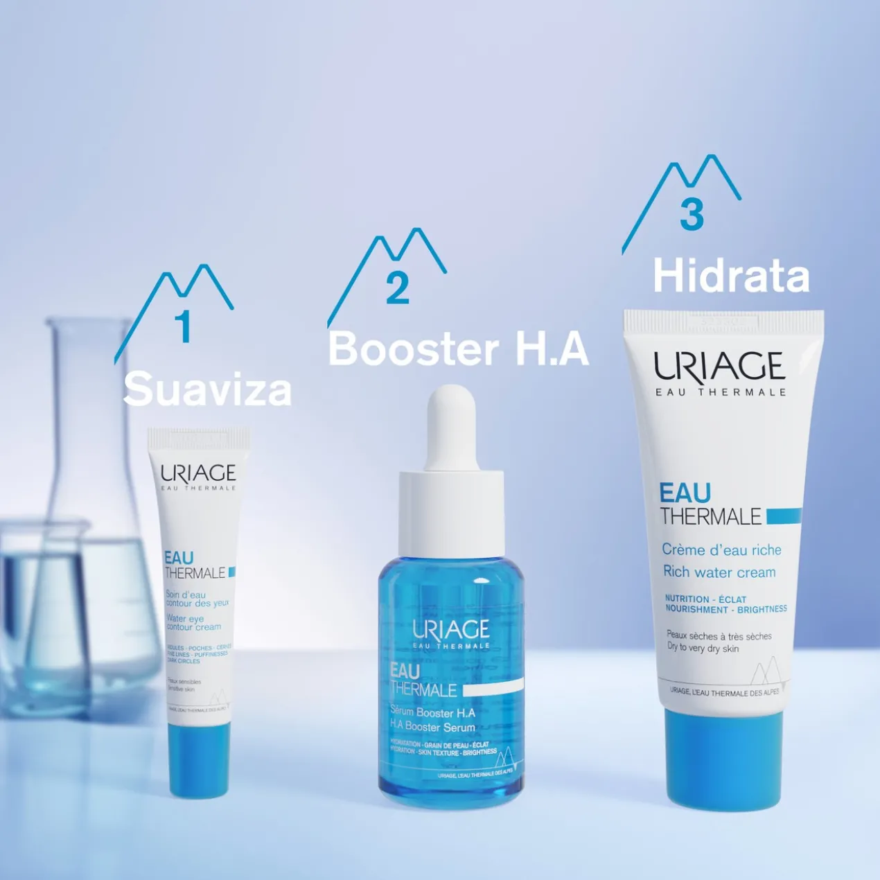 Eau Thermale Creme de Água Rico