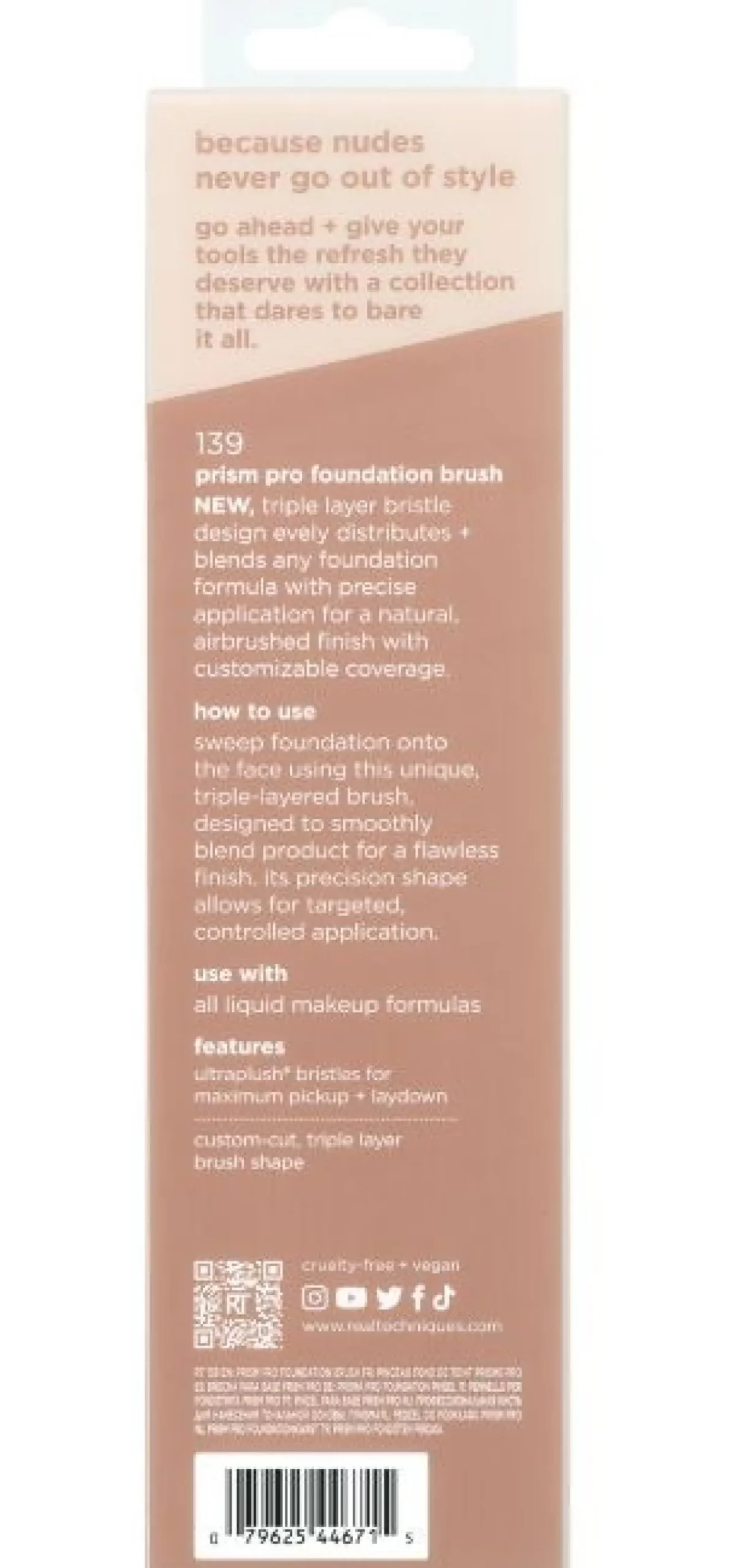 Edição Limitada New Nudes Prism Pro Foundation Brush