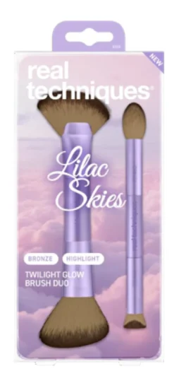 Ed. Limitada Lilac Skies Twlight Glow Brush Duo