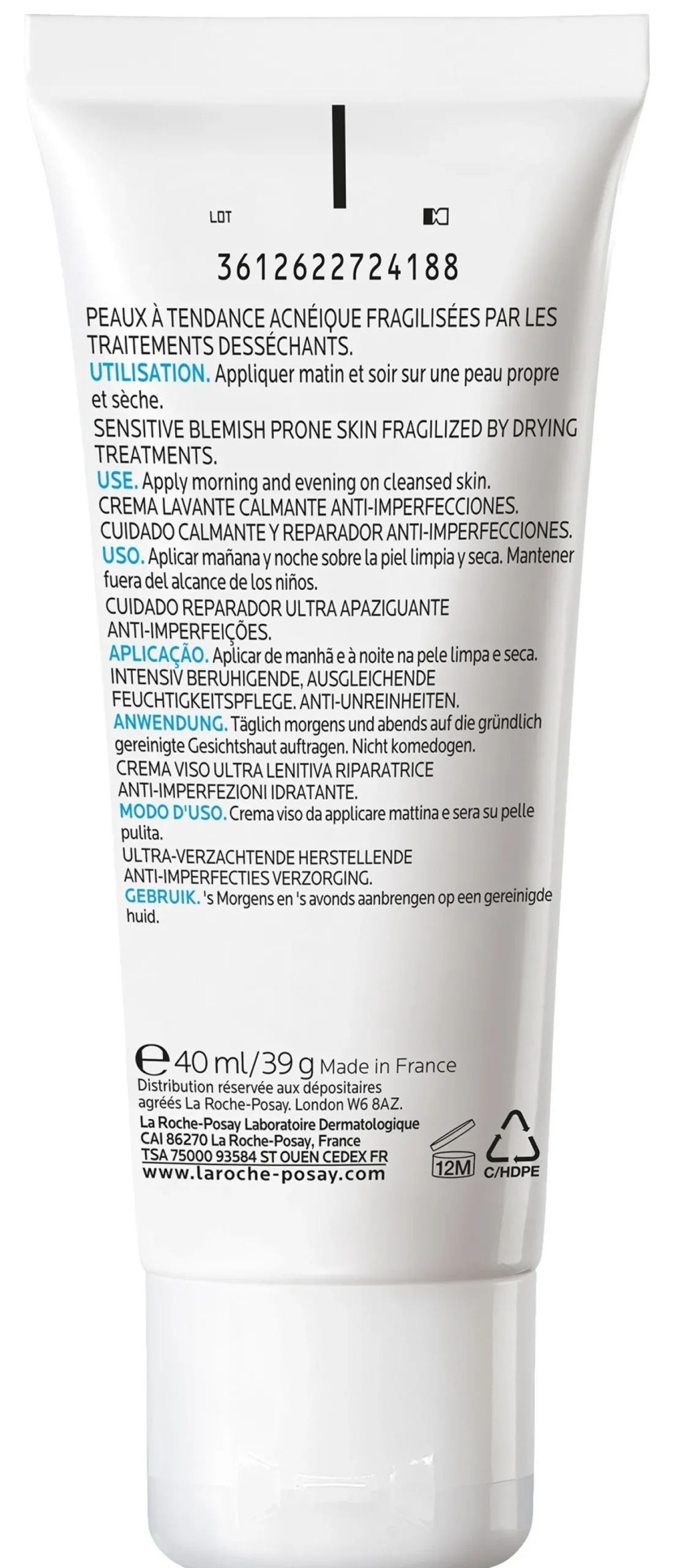 Effaclar H Hidratante Pele Oleosa