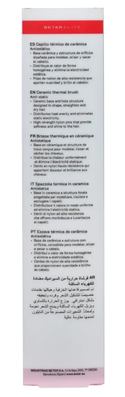 Elite Escova Térmica de Cerâmica Nº14 Styling & Straightening