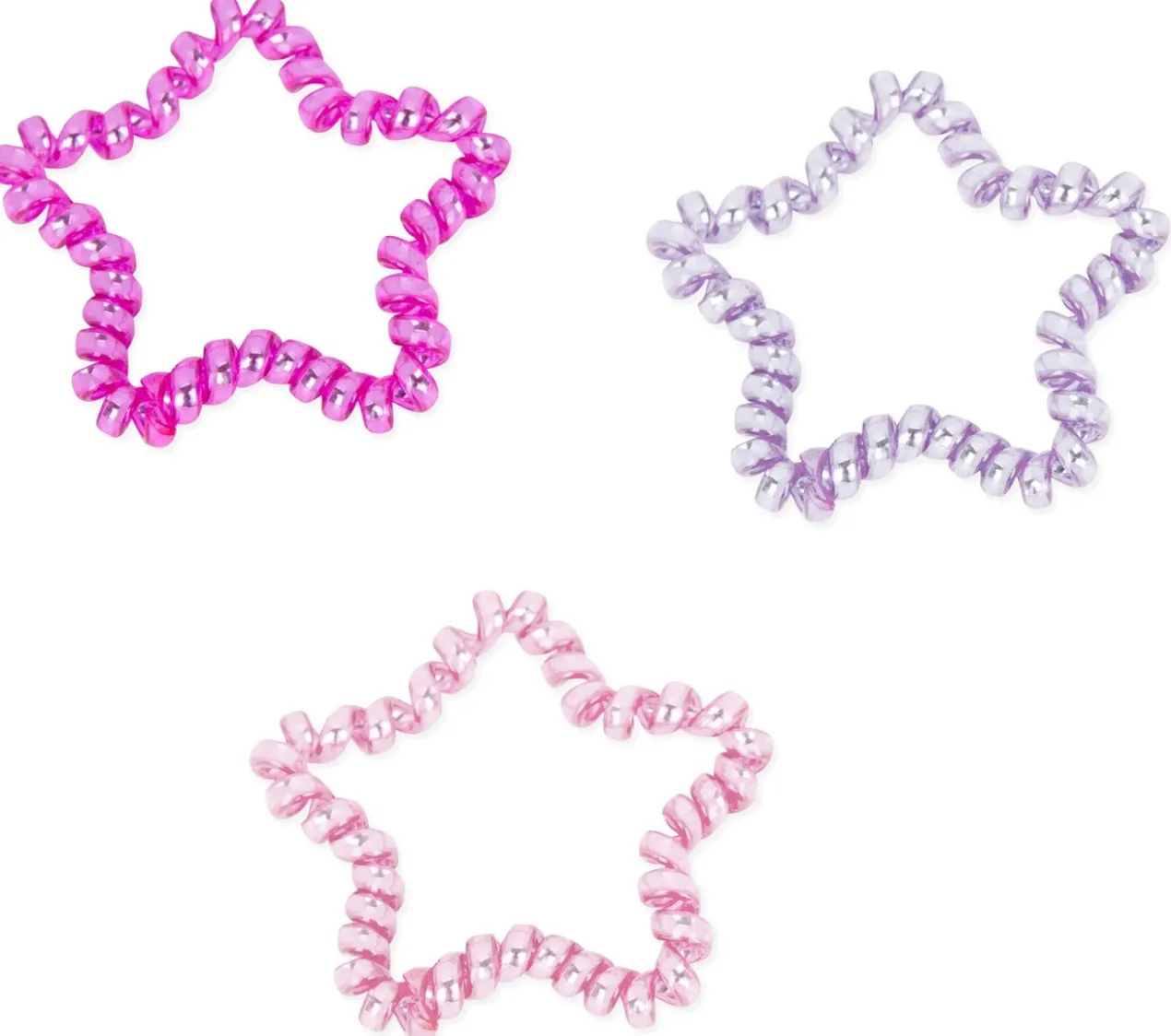 Elásticos Cabo Estrelas Rosa