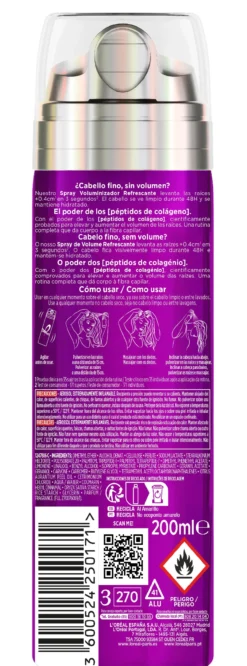 Elvive Big Hair Day Refreshing Volume Spray Levantador de Raízes