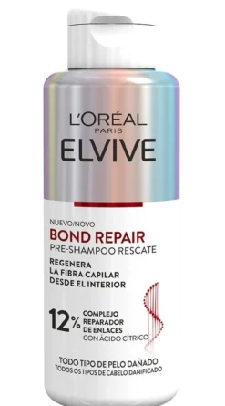 ELVIVE Bond Repair Pré-champô Resgate Rotina de Reconstrução Profunda