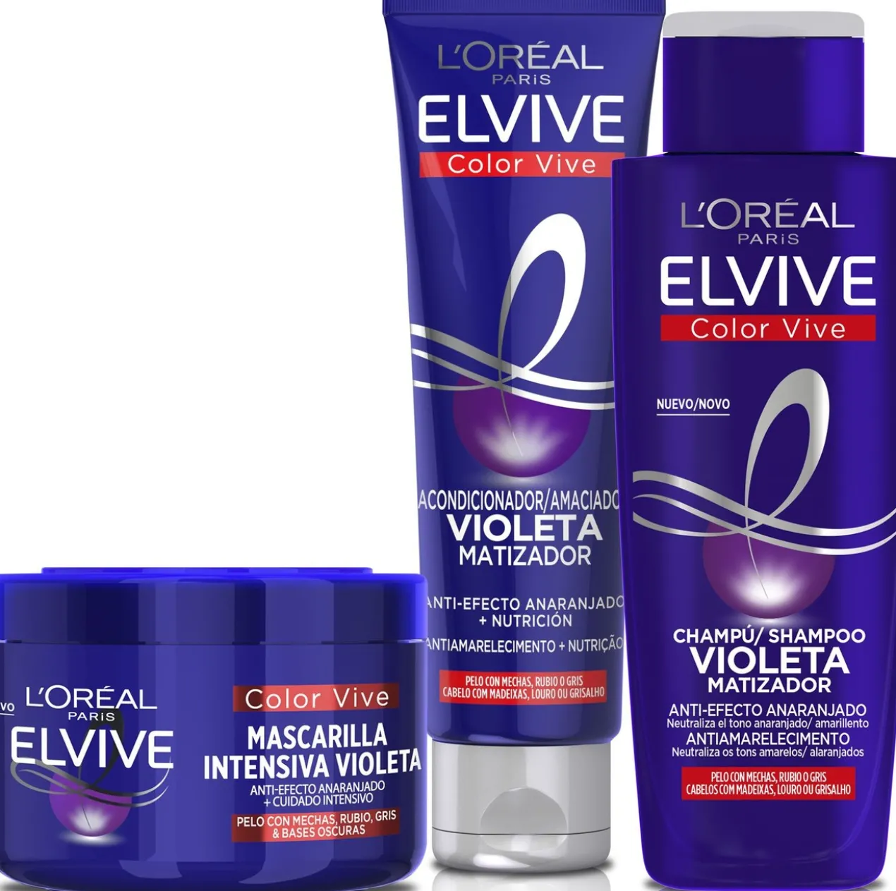 ELVIVE Color Vive Máscara Intensiva Violeta Matizadora