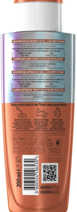 Elvive Growth Booster Champô Antiqueda