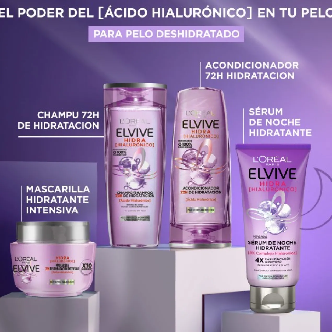 ELVIVE Hidra Hialurónico Sérum hidratante de noite