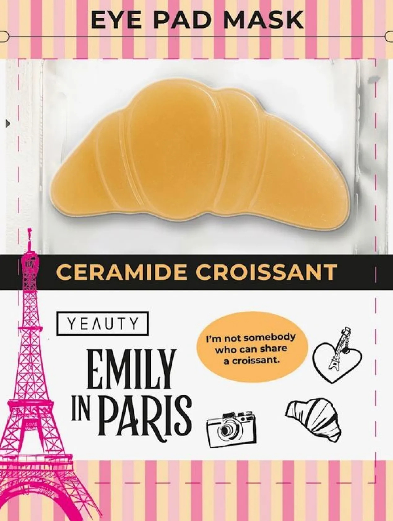 Emily in Paris Adesivos de Olhos Ceramide Croissant