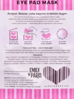 Emily in Paris Adesivos de Olhos Hyaluronic Hearts