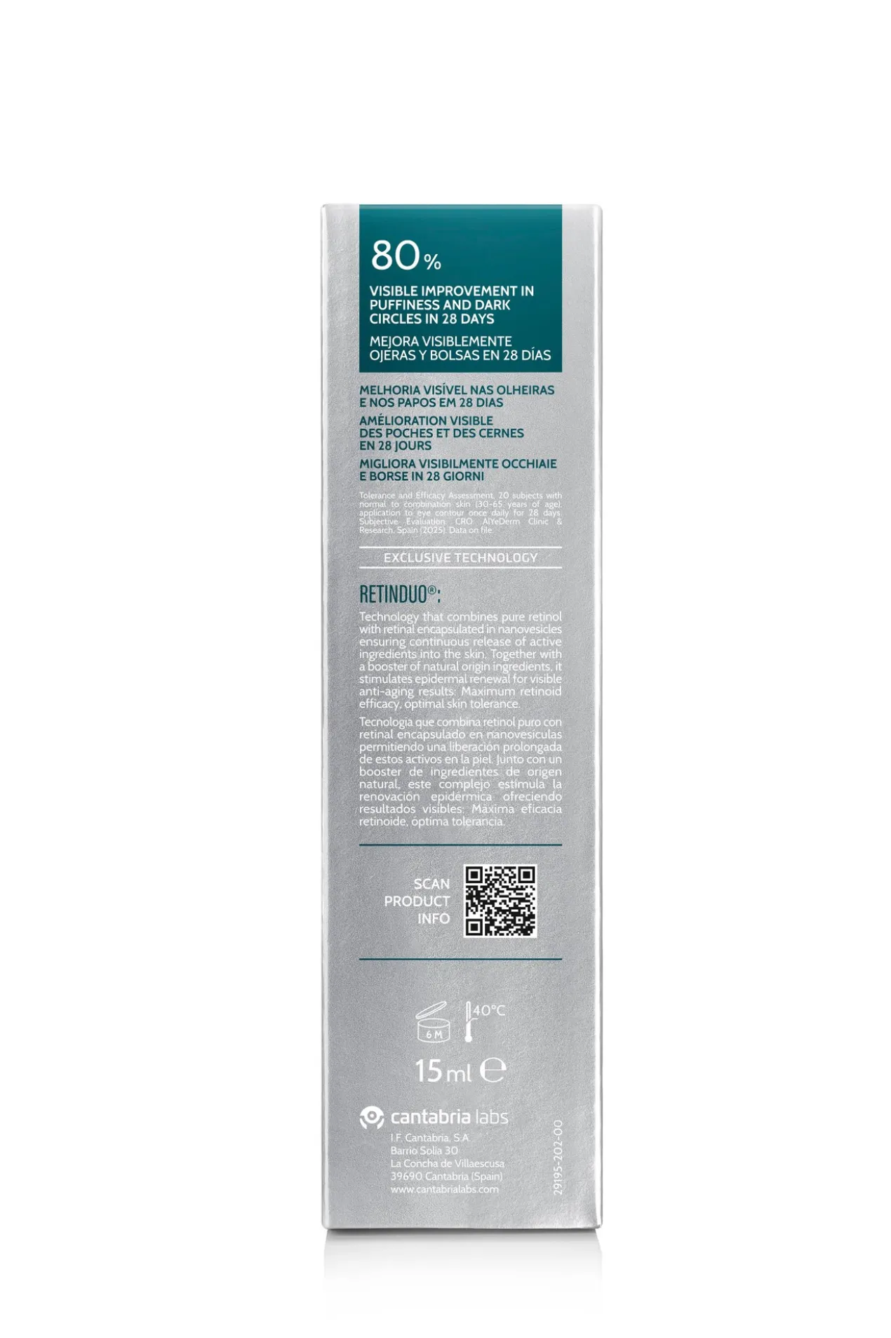 Endocare Renewal Retinol Contorno de Olhos