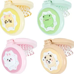 Escova com Espelho de Bolso Kawaii