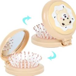 Escova com Espelho de Bolso Kawaii