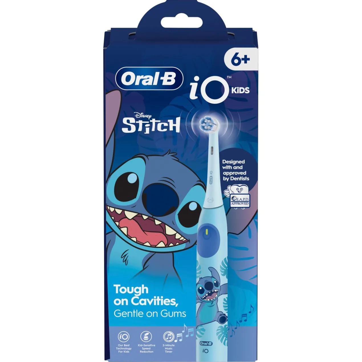 Escova de Dentes Elétrica iO Kids Disney Stitch +6 Anos