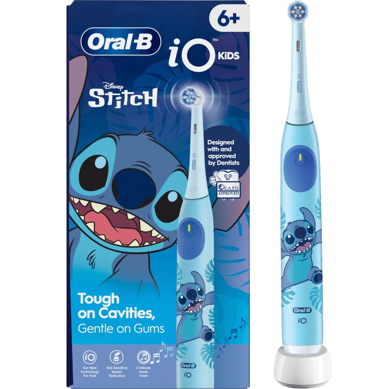Escova de Dentes Elétrica iO Kids Disney Stitch +6 Anos