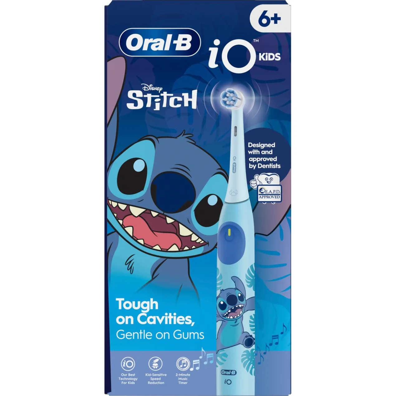 Escova de Dentes Elétrica iO Kids Disney Stitch +6 Anos