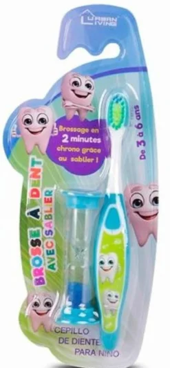 Escova de Dentes Infantil + Ampulheta