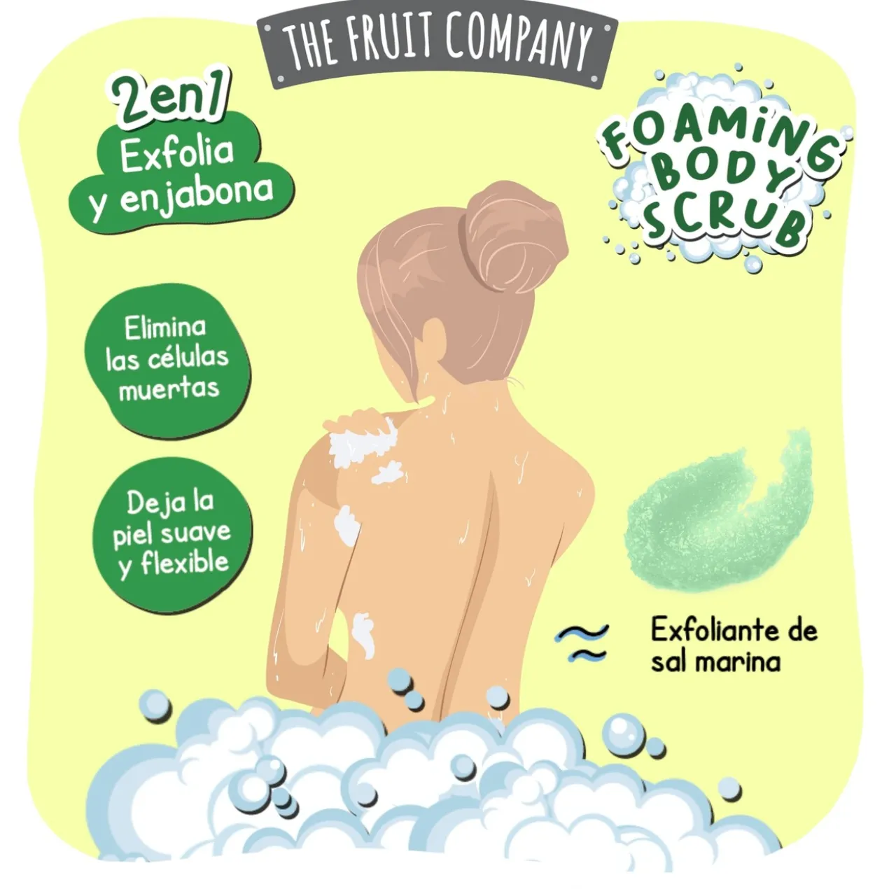 Esfoliante Corporal 2 em 1 Melão