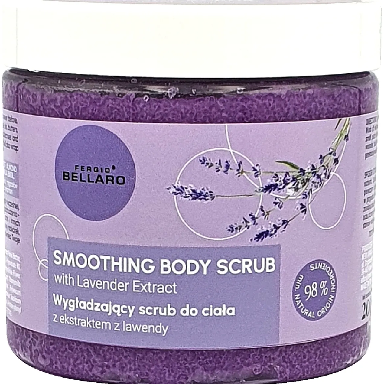 Esfoliante Corporal Suavizante com Extrato de Lavanda