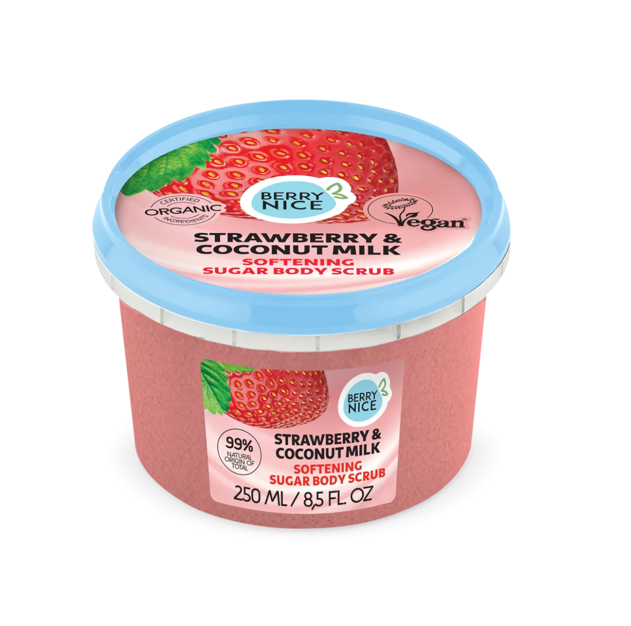 Esfoliante Corporal Suavizante Morango e Coco