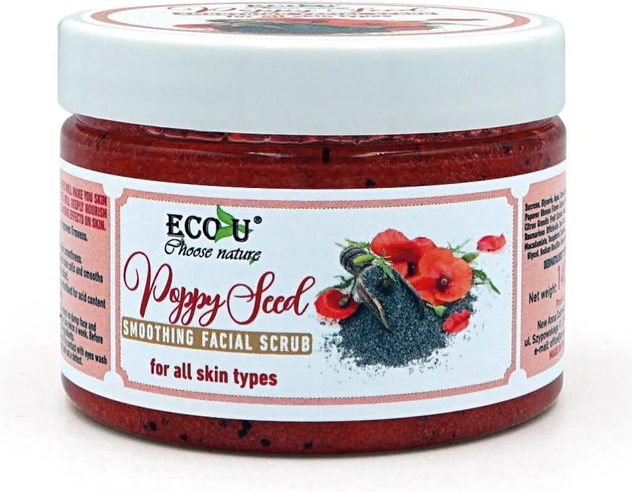 Esfoliante Facial de Sementes de Papoila